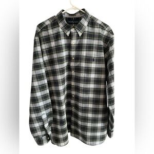 Ralph Lauren Plaid Button Down Shirt XL